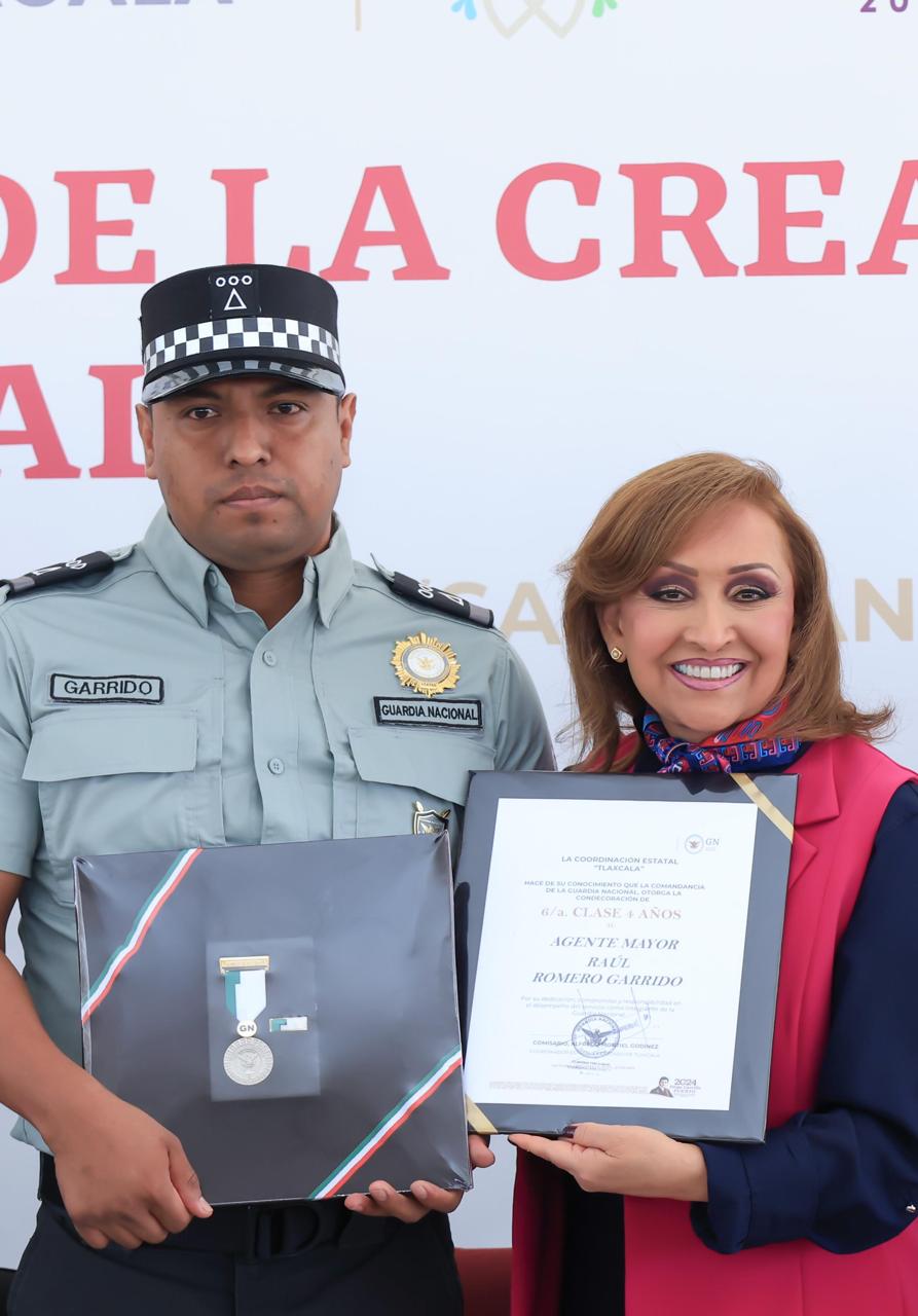 Reconoce Lorena Cuéllar labor y patriotismo de la Guardia Nacional